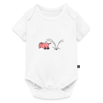 Spring Piggy / Piglet Hopper (2c) - Body à manches courtes Premium Bébé - blanc - Devant