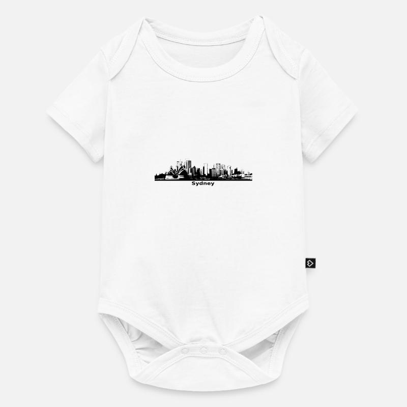 Sydney skyline - Body à manches courtes Premium Bébé - blanc
