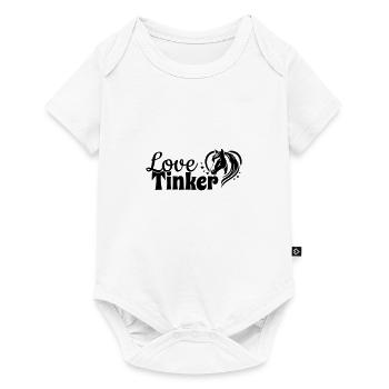 Tinker Love Heart Horse Head - Baby Premium short-sleeve bodysuit - white - Front