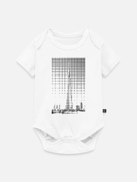 Dubai - Baby Premium Kurzarmbody - Weiß