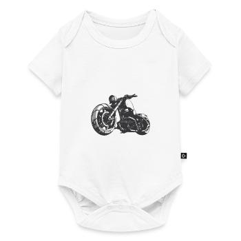 Motocyclette - Body à manches courtes Premium Bébé - blanc - Devant
