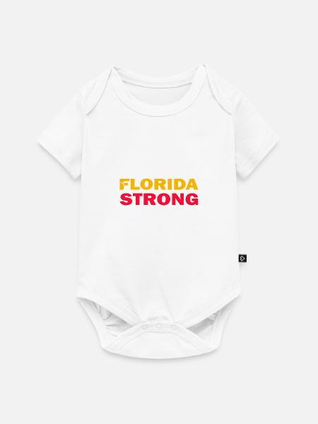 Florida Stark - Baby Premium Kurzarmbody - Weiß