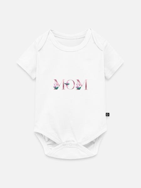 Mom - Baby Premium Kurzarmbody - Weiß