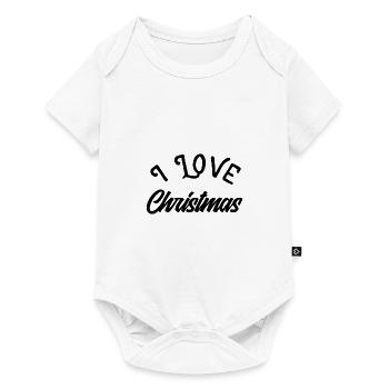 I love Christmas - Baby Premium short-sleeve bodysuit - white - Front