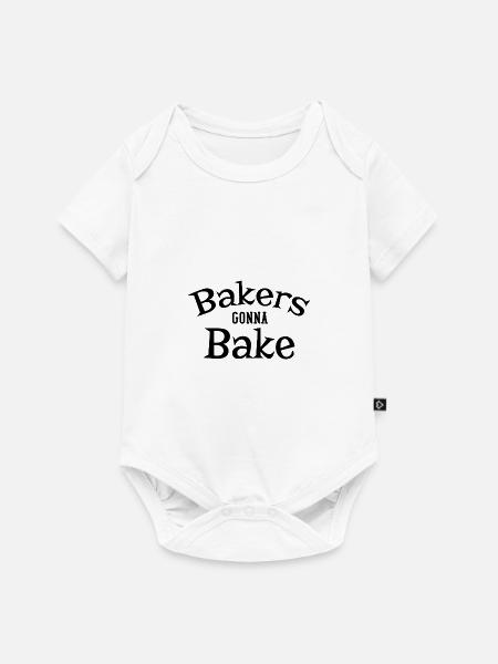 Bakers gonna bake - Baby Premium Kurzarmbody - Weiß