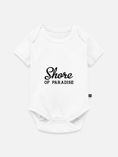 Shore of paradise - Baby Premium Kurzarmbody - Weiß