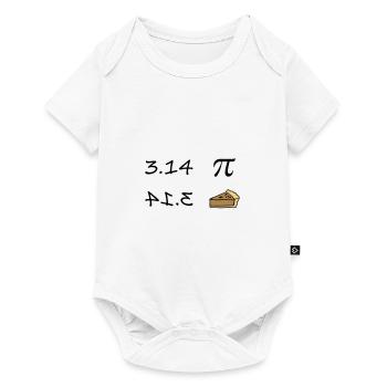 Pi - Pie - Baby Premium Kurzarmbody - Weiß - Vorne