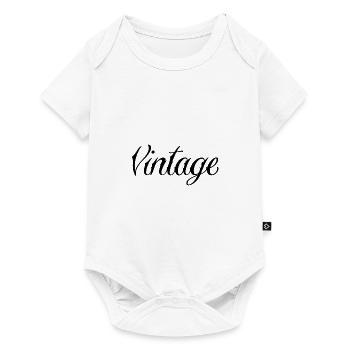Vintage - Baby Premium short-sleeve bodysuit - white - Front