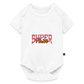 Super Power - Baby Premium short-sleeve bodysuit - white - Front