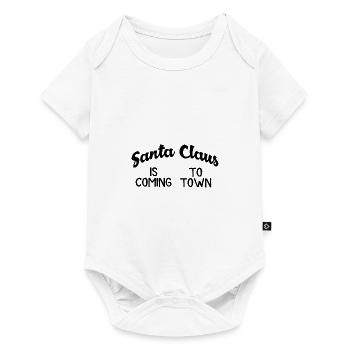Santa Claus is coming to town - Baby Premium short-sleeve bodysuit - white - Front
