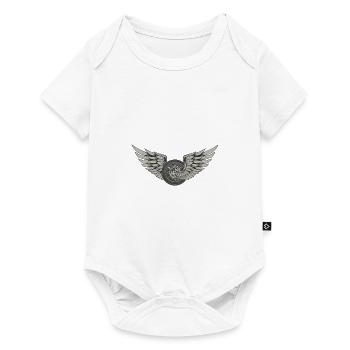 Aile de course de pneus volants - Body à manches courtes Premium Bébé - blanc - Devant