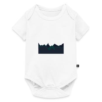 Montagnes - Body à manches courtes Premium Bébé - blanc - Devant