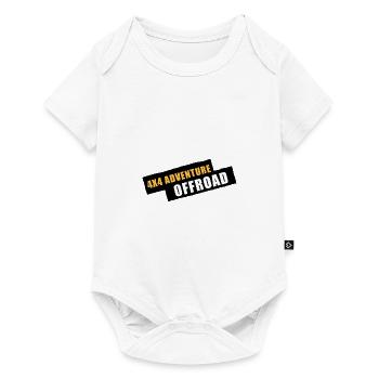 4x4 Adventure Offroad - Baby Premium short-sleeve bodysuit - white - Front