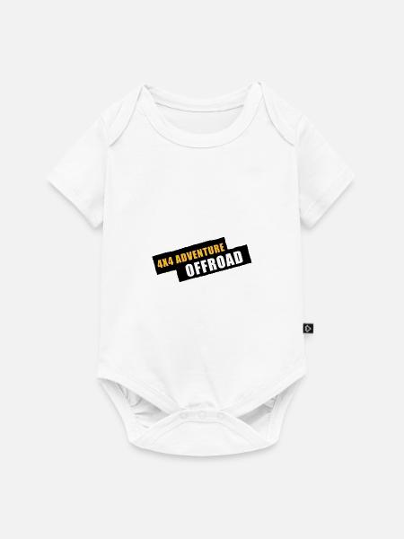 4x4 Adventure Offroad - Baby Premium Kurzarmbody - Weiß