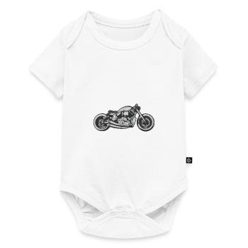 Motocyclette - Body à manches courtes Premium Bébé - blanc - Devant
