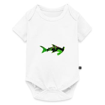 Poisson-marteau aux couleurs vives - Body à manches courtes Premium Bébé - blanc - Devant