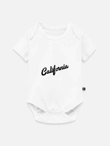 California - Baby Premium Kurzarmbody - Weiß