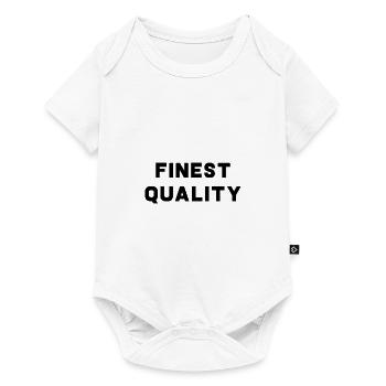 Qualité supérieure - Body à manches courtes Premium Bébé - blanc - Devant
