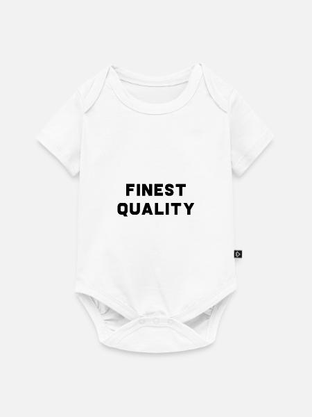 Finest Quality - Baby Premium Kurzarmbody - Weiß