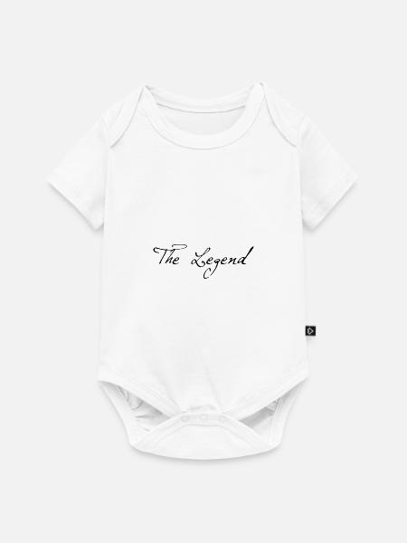 The Legend - Baby Premium Kurzarmbody - Weiß