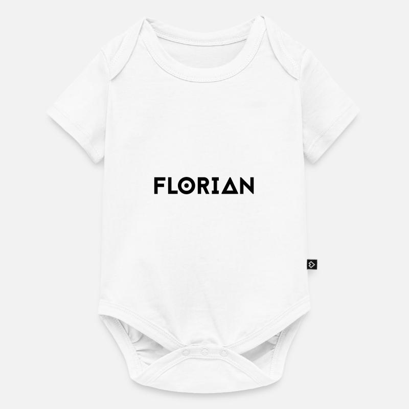 Prénom Florian - Body à manches courtes Premium Bébé - blanc