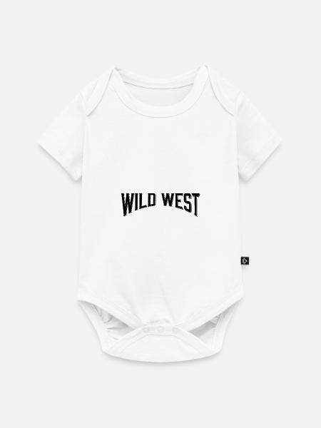 Wild West - Baby Premium Kurzarmbody - Weiß
