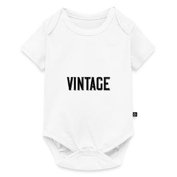 Vintage - Baby Premium short-sleeve bodysuit - white - Front