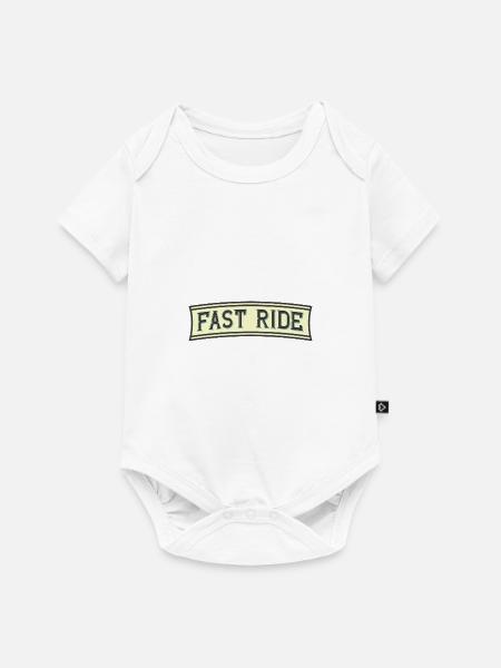 Fast Ride - Baby Premium Kurzarmbody - Weiß
