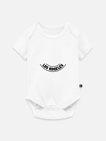Los Angeles - Baby Premium Kurzarmbody - Weiß