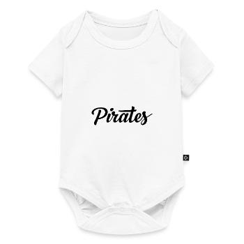 Pirates - Baby Premium Kurzarmbody - Weiß - Vorne