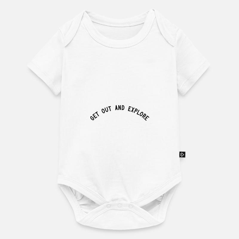 Sortez et explorez - Body à manches courtes Premium Bébé - blanc