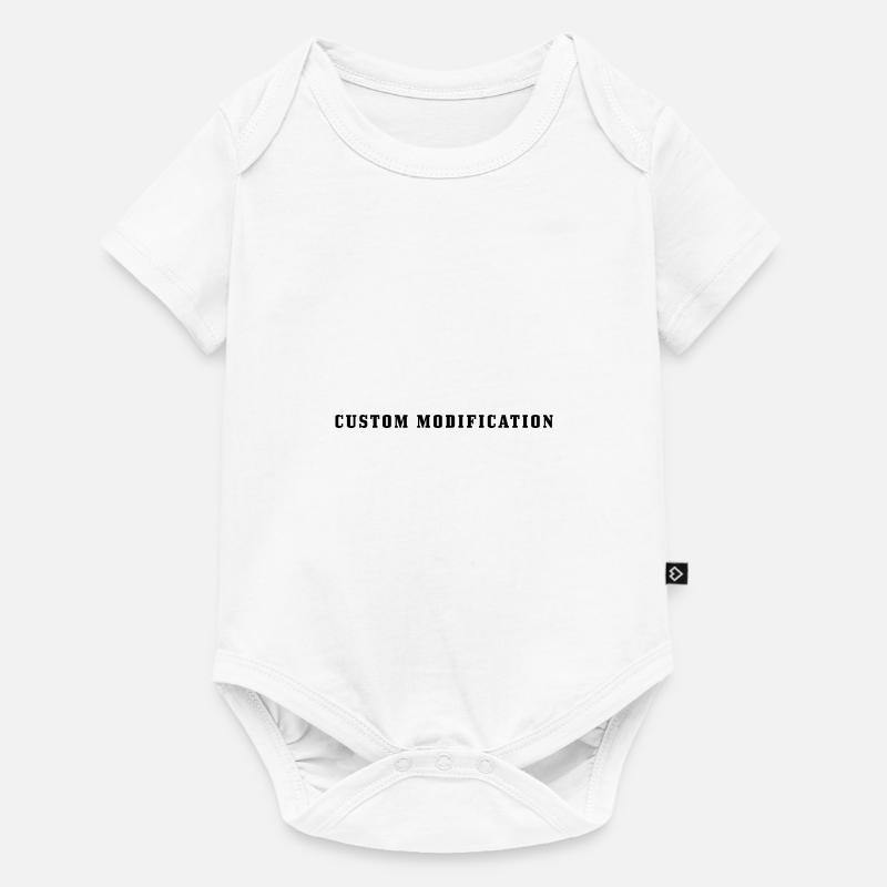 Modification personnalisée - Body à manches courtes Premium Bébé - blanc