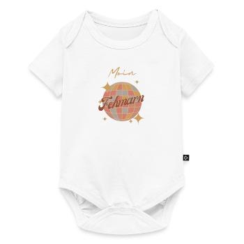 Moin Fehmarn Baltic Sea Island Holiday Retro Vintage - Baby Premium short-sleeve bodysuit - white - Front