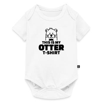 Otter - Baby Premium Kurzarmbody - Weiß - Vorne