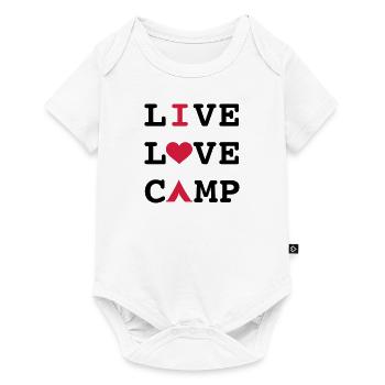 camping - Baby Premium short-sleeve bodysuit - white - Front