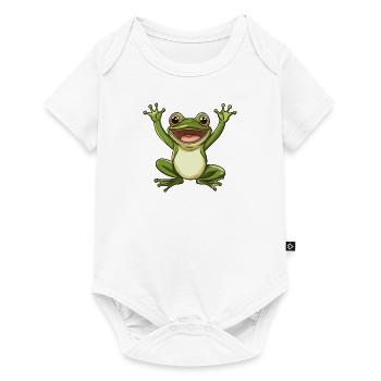 Funny frog - Baby Premium short-sleeve bodysuit - white - Front