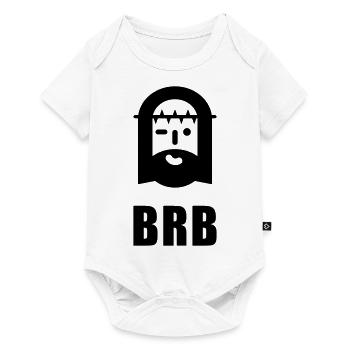 BRB Jésus idée de cadeau drôle pour les chrétiens de Pâques - Body à manches courtes Premium Bébé - blanc - Devant