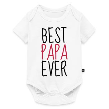 Dad - Daddy - Father's Day - Baby - Birth - Papa - Baby Premium short-sleeve bodysuit - white - Front