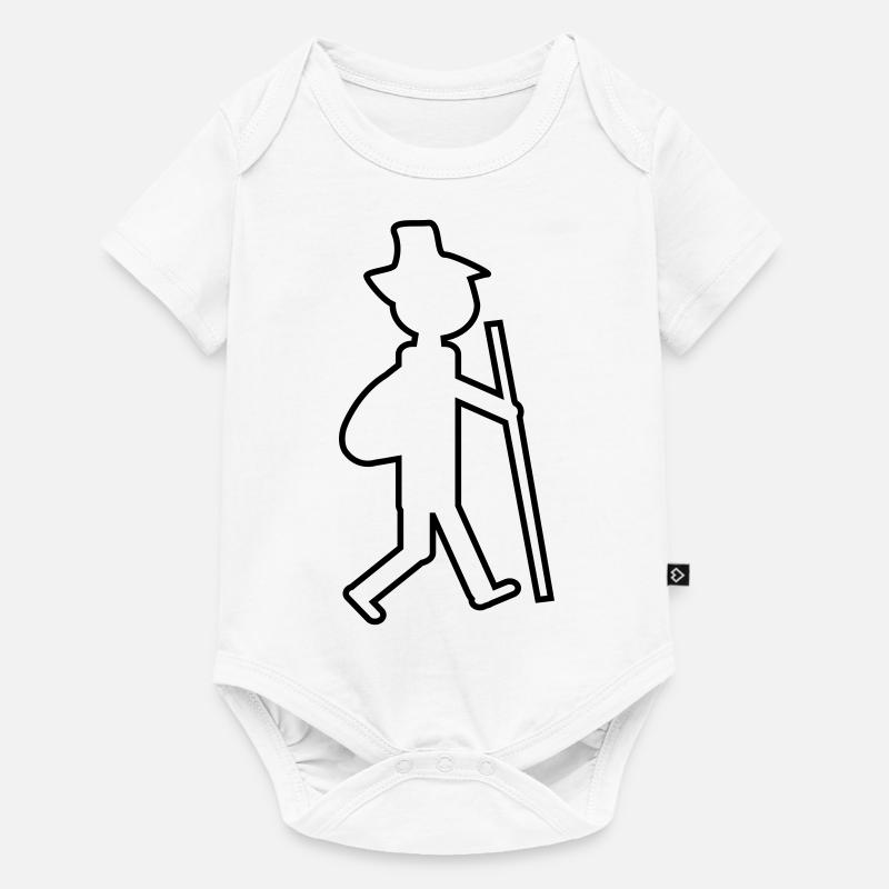 randonnée - Body à manches courtes Premium Bébé - blanc