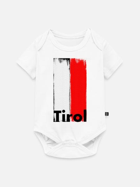 Tirol - Baby Premium Kurzarmbody - Weiß