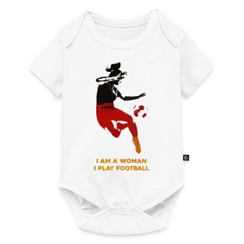 Football féminin - Body à manches courtes Premium Bébé - blanc - Devant
