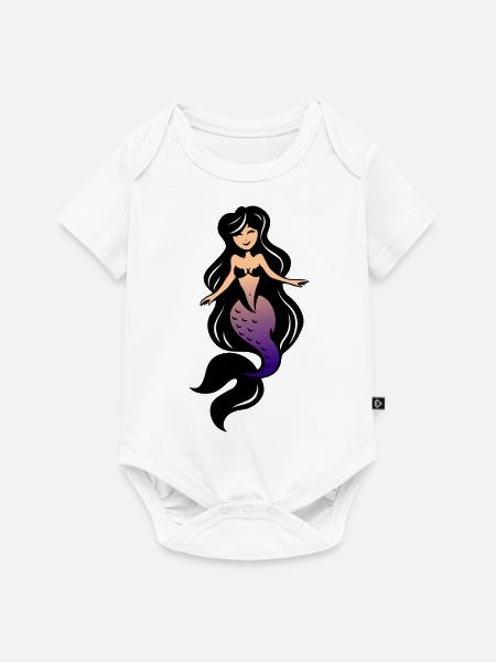Sirene - Baby Premium Kurzarmbody - Weiß