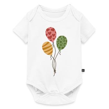 Balloons Balloons Birthday Gift Pastel - Baby Premium short-sleeve bodysuit - white - Front