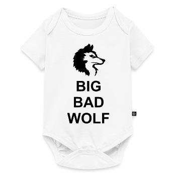 Citation du Grand Méchant Loup - Body à manches courtes Premium Bébé - blanc - Devant