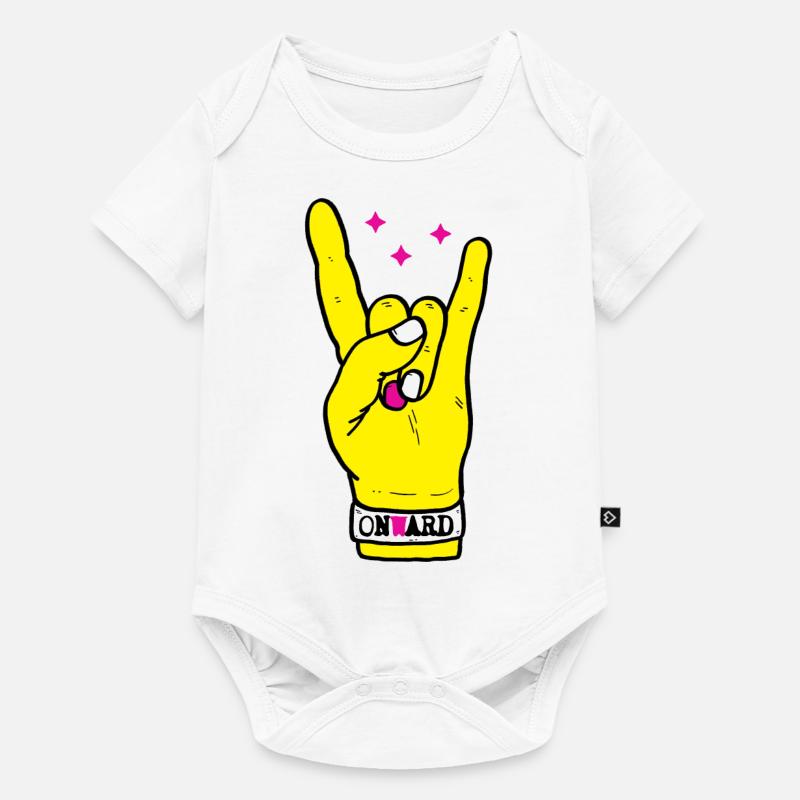 Let's go on - Punk Hand - Body à manches courtes Premium Bébé - blanc