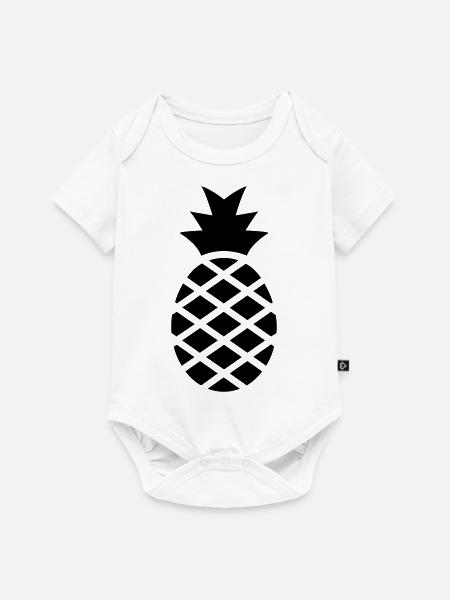 Ananas - Baby Premium Kurzarmbody - Weiß