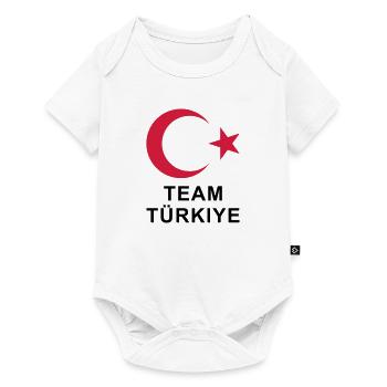 Team Türkiye Design - Baby Premium short-sleeve bodysuit - white - Front