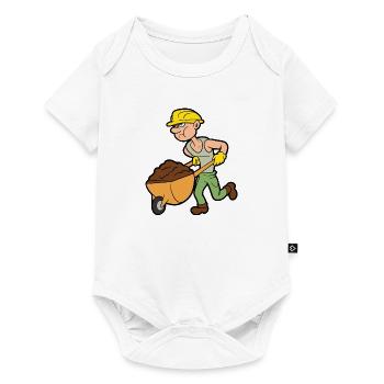 Construction company Construction company Construction workers - Baby Premium short-sleeve bodysuit - white - Front