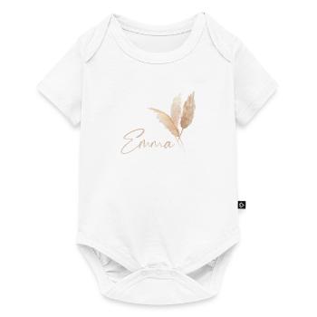 Firstname Emma - pampa - Baby Premium short-sleeve bodysuit - white - Front