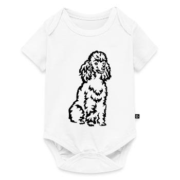 Poodle - Baby Premium short-sleeve bodysuit - white - Front